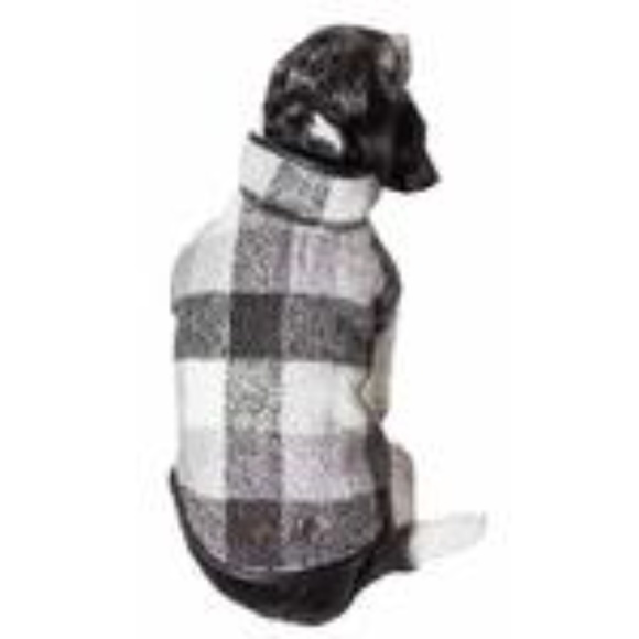 Pet Life Black Boxer Classical Plaid Insulated Dog Coat - Black - Picture 7 of 9